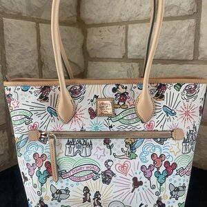 Dooney & Bourke Vibrant Tote with Disney Print